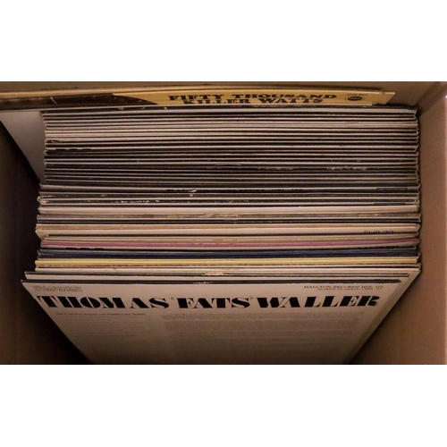 218 - VINYL RECORDS - FATS WALLER, COUNT BASIE, WOODY HERMAN AND JOHNNY HODGES. A selection of 33 rpm albu... 