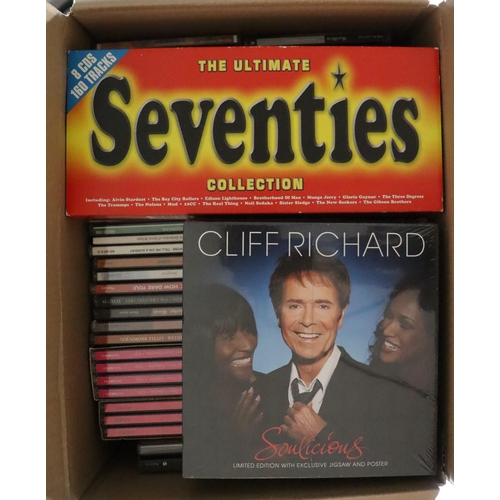 26 - CDs  -1960s  -1980s, compilations, and some easy listening. Includes Cliff Richard Box set, Duran Du... 