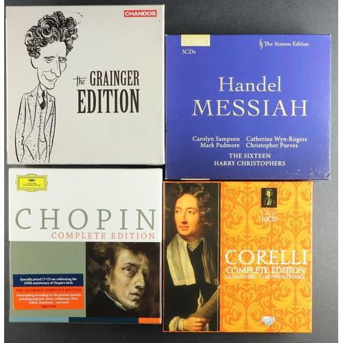 27 - CDs - CLASSICAL BOXSETS which include Haydn 150 CD set, Handle 65 CD set, Chopin 17 CD set, Corelli ... 