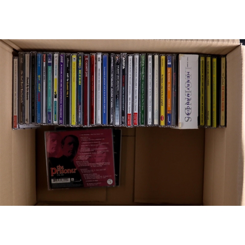 30 - CDs - TV AND FILM RELATED. Includes Dr Who, Thunderbirds, James Bond, Harry Potter, Rocky Horror and... 