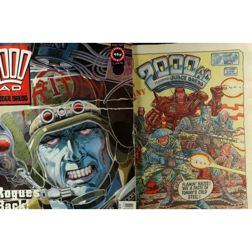 43 - COMICS - 2000 AD. Includes approximately x380 issues from 1982-1991 (~256-679), approximately x30 'T... 