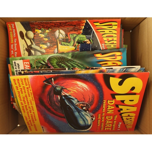 46 - COMICS - DAN DARE SPACESHIP AWAY. 1-55 (missing 54). Off mint condition. Lot 46 [c]