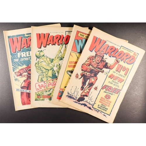 52 - COMICS - WARLORD 1974 - 1982 Includes nos 1, 3-8, 13-16  (#1-442). Condition varies. (Approx 110 and... 