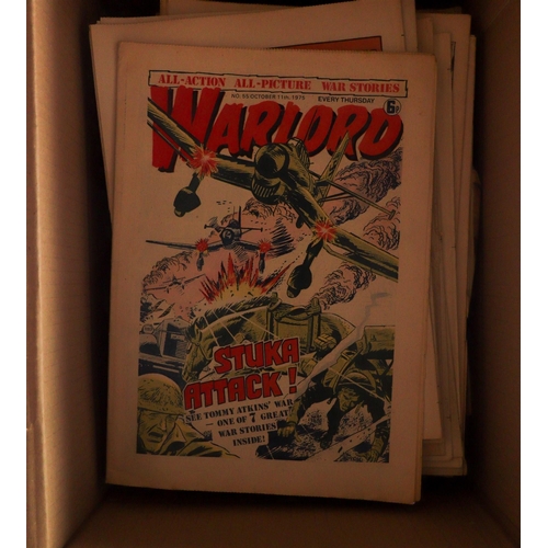 52 - COMICS - WARLORD 1974 - 1982 Includes nos 1, 3-8, 13-16  (#1-442). Condition varies. (Approx 110 and... 