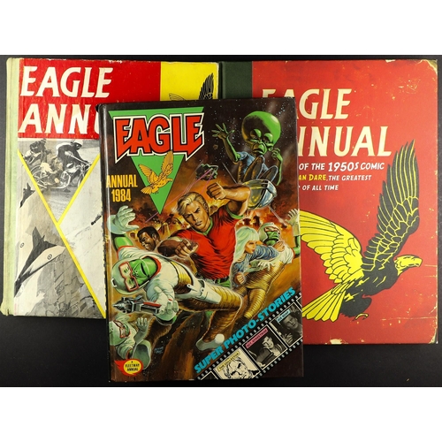 53 - COMICS AND BOOKS INCLUDING EAGLE. Comprises of Eagle annuals 1961, 1984 and the 'Best of the 1950s; ... 