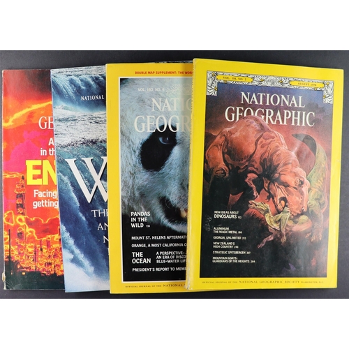 6 - 1963 - 1995 NATIONAL GEOGRAPHIC MAGAZINES. A near complete run (missing 2 - Nov and Dec 1969). Also ... 