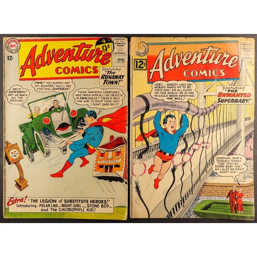 62 - DC ADVENTURE COMICS AND 'THE BEST OF' POCKET COMICS. Includes 1962-78 ' Adventure Comics' (299, 306,... 