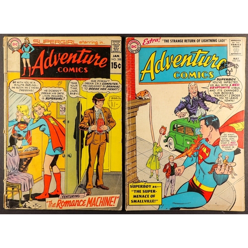 62 - DC ADVENTURE COMICS AND 'THE BEST OF' POCKET COMICS. Includes 1962-78 ' Adventure Comics' (299, 306,... 