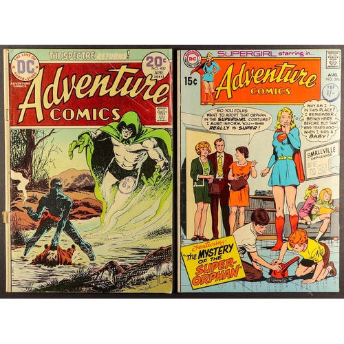 62 - DC ADVENTURE COMICS AND 'THE BEST OF' POCKET COMICS. Includes 1962-78 ' Adventure Comics' (299, 306,... 