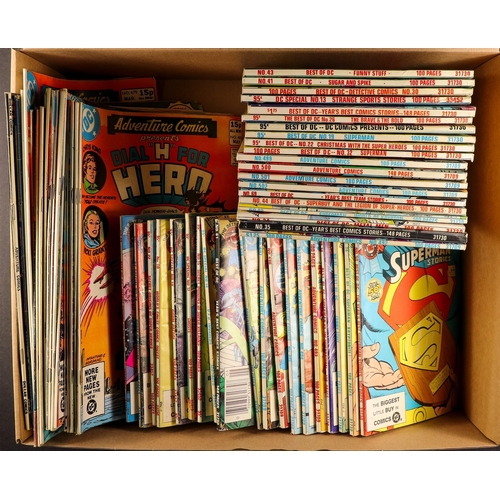 62 - DC ADVENTURE COMICS AND 'THE BEST OF' POCKET COMICS. Includes 1962-78 ' Adventure Comics' (299, 306,... 