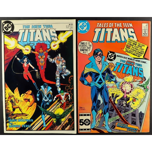 64 - DC COMICS - TEEN TITANS - INCLUDING #1. Includes 1980-83 'The New Teen Titans' (2-4, 6-8, 10-40), 19... 