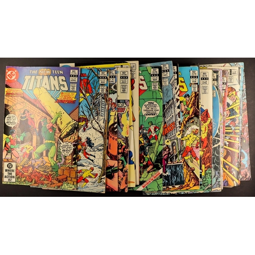 64 - DC COMICS - TEEN TITANS - INCLUDING #1. Includes 1980-83 'The New Teen Titans' (2-4, 6-8, 10-40), 19... 