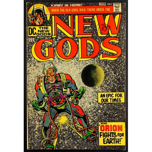 66 - DC COMICS - NEW GODS - 1971 - 1991. Includes 'New Gods' 1971-72 (1 vf, 2, 4, 5, 6 g, 8, and 9); Apri... 