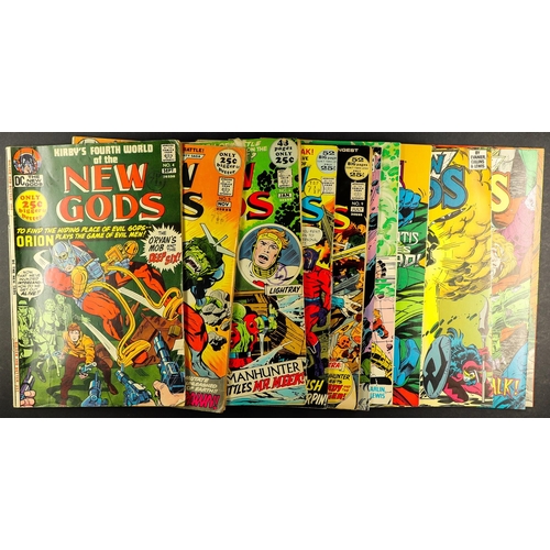 66 - DC COMICS - NEW GODS - 1971 - 1991. Includes 'New Gods' 1971-72 (1 vf, 2, 4, 5, 6 g, 8, and 9); Apri... 