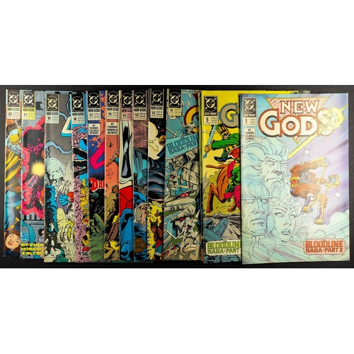 66 - DC COMICS - NEW GODS - 1971 - 1991. Includes 'New Gods' 1971-72 (1 vf, 2, 4, 5, 6 g, 8, and 9); Apri... 