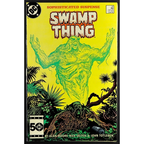 72 - DC COMICS - THE SWAMP THING 1982-90 - INCLUDING #1 and #37 (1st appearance of John Constantine). Inc... 