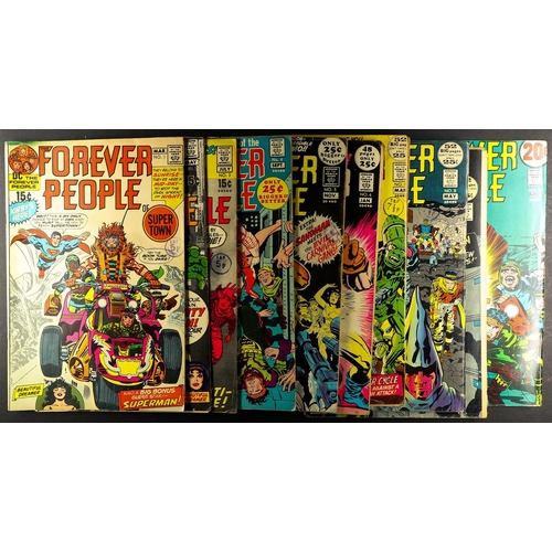 77 - DC COMICS - THE FOREVER PEOPLE - COMPLETE SET of the 1971-72 run. Also includes the complete set of ... 