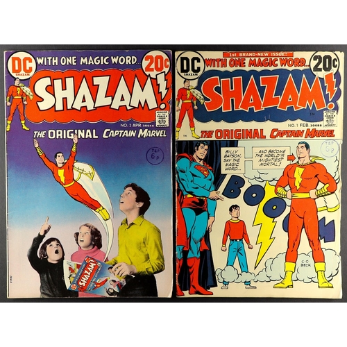 79 - DC COMICS - SHAZAM - THE ORIGINAL CAPTAIN MARVEL. 1973-76 (1  fine, 2 very fine, 13, 18, 19, 22 and ... 