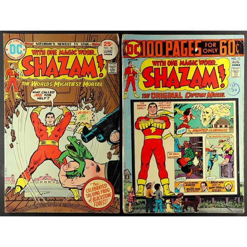 79 - DC COMICS - SHAZAM - THE ORIGINAL CAPTAIN MARVEL. 1973-76 (1  fine, 2 very fine, 13, 18, 19, 22 and ... 