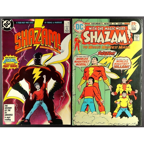 79 - DC COMICS - SHAZAM - THE ORIGINAL CAPTAIN MARVEL. 1973-76 (1  fine, 2 very fine, 13, 18, 19, 22 and ... 