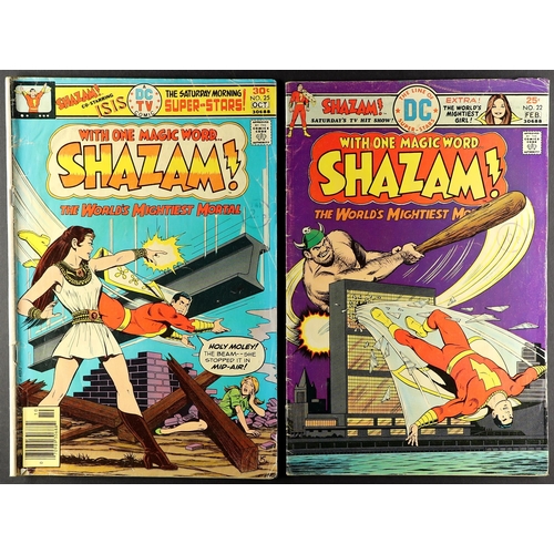 79 - DC COMICS - SHAZAM - THE ORIGINAL CAPTAIN MARVEL. 1973-76 (1  fine, 2 very fine, 13, 18, 19, 22 and ... 