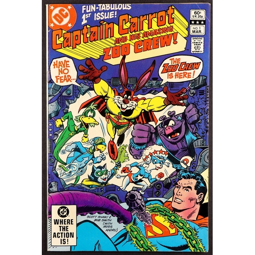 88 - DC COMICS - CAPTAIN CARROT #1-20 complete run. Generally very fine or better with issues 3 suffering... 