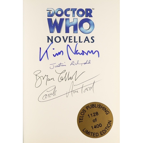 97 - DR WHO SIGNED ITEMS. Includes Advertising Poster signed by Sylvester McCoy, 'Dr Who Holiday Holiday ... 