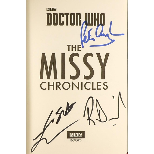 97 - DR WHO SIGNED ITEMS. Includes Advertising Poster signed by Sylvester McCoy, 'Dr Who Holiday Holiday ... 