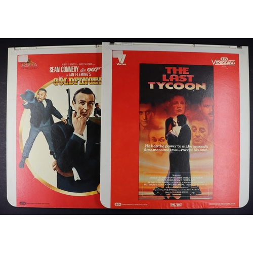 33 - CED VIDEODISCS - SELECTION. Includes, Goldfinger, The Last Tycoon, Tarzan, Westworld, Blue Lagoon, P... 