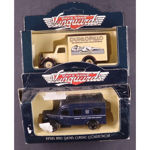 144 - LLEDO 'VANGUARD' CARS AND TRUCKS. x16 1:64,  x3 1:43, x4 'Days Gone Vanguards' 50s and 60s boxed car... 