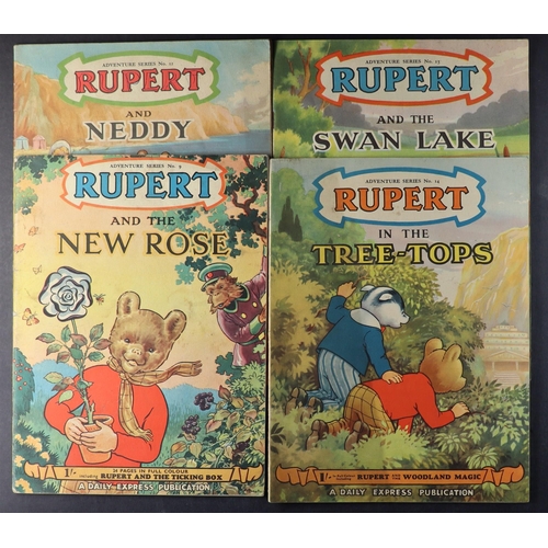 172 - RUPERT ANNUALS 1950s ONWARDS and some other Rupert related material. Some duplication. Condition var... 