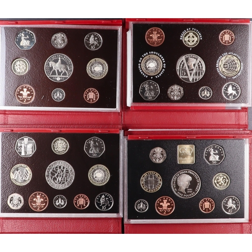 10 - BETTER COINS COLLECTION GREAT BRITAIN 1990's-2000's includes silver proofs coins (x20) in boxes incl... 