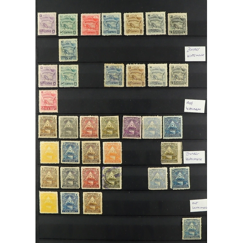 1044 - NICARAGUA 1869 - 1971 COLLECTION of chiefly mint stamps, sets, miniature sheets in 2 stock books inc... 