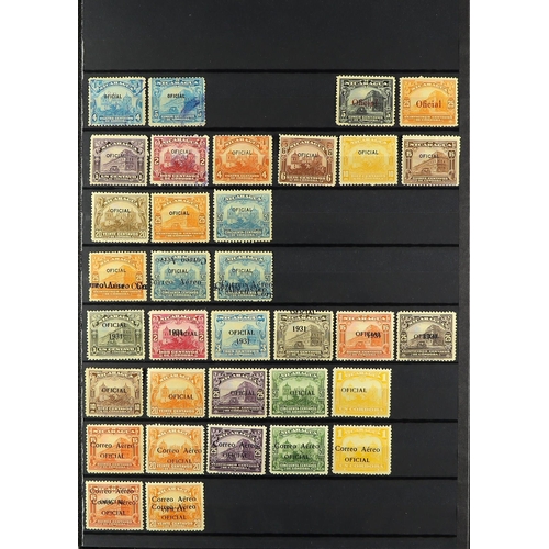 1044 - NICARAGUA 1869 - 1971 COLLECTION of chiefly mint stamps, sets, miniature sheets in 2 stock books inc... 