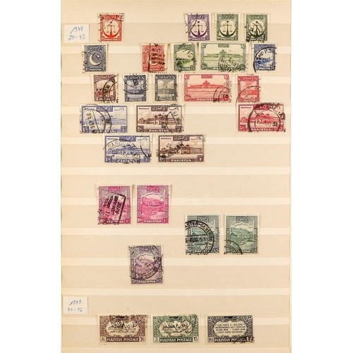 1086 - PAKISTAN BOX FILE containing mint / never hinged mint & used stamps mostly on album & stock pages, 1... 