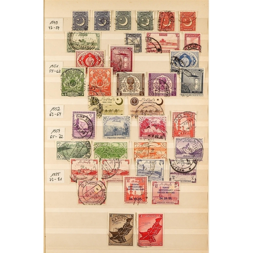 1086 - PAKISTAN BOX FILE containing mint / never hinged mint & used stamps mostly on album & stock pages, 1... 