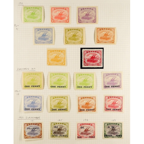 1087 - PAPUA NEW GUINEA 1901 - 1935 MINT COLLECTION on 4 well-filled album pages, note 1901 wmk horiz set t... 