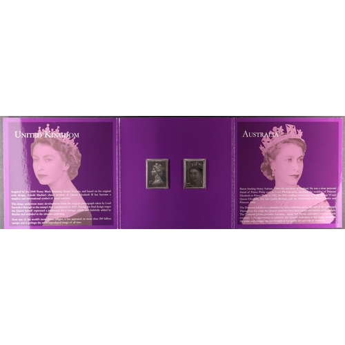 111 - 2012 DIAMOND JUBILEE OF QUEEN ELIZABETH II WORLD COLLECTION in six volumes, includes never hinged mi... 