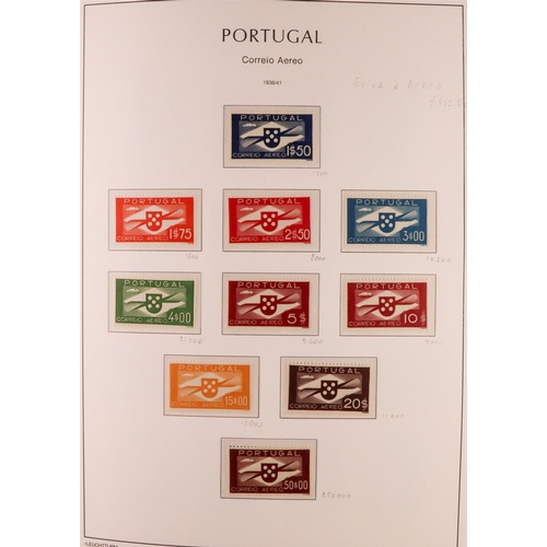 1114 - PORTUGAL 1924-2006 COMPREHENSIVE NEVER HINGED MINT COLLECTION in three hingeless Lighthouse albums, ... 