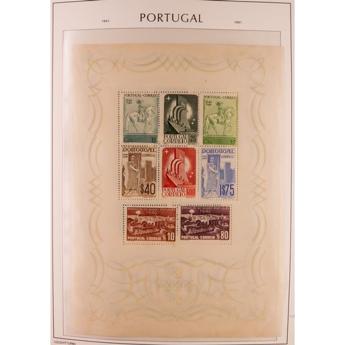 1114 - PORTUGAL 1924-2006 COMPREHENSIVE NEVER HINGED MINT COLLECTION in three hingeless Lighthouse albums, ... 