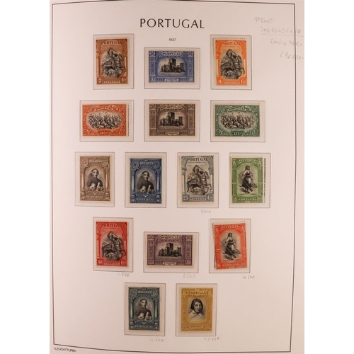 1114 - PORTUGAL 1924-2006 COMPREHENSIVE NEVER HINGED MINT COLLECTION in three hingeless Lighthouse albums, ... 