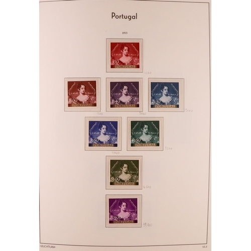 1114 - PORTUGAL 1924-2006 COMPREHENSIVE NEVER HINGED MINT COLLECTION in three hingeless Lighthouse albums, ... 