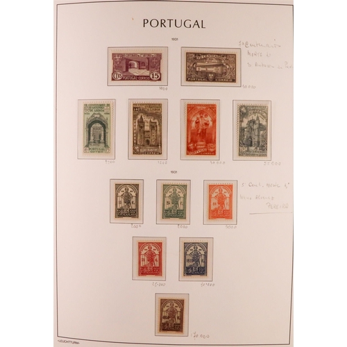 1114 - PORTUGAL 1924-2006 COMPREHENSIVE NEVER HINGED MINT COLLECTION in three hingeless Lighthouse albums, ... 