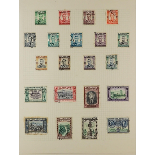 1131 - RHODESIA THE RHODESIAS 1890's-1970's 'olde tyme' mint & used collection/accumulation in album, inclu... 