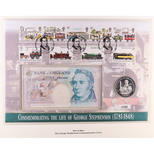 114 - COIN COVERS 1990's collection in five albums, includes QEII Birthday, RAF, Golden Wedding, Coronatio... 