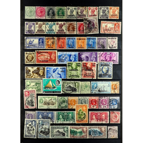 116 - COMMONWEALTH several 1000's mint & used chiefly 1900's-1980's stamps on protective pages, note India... 