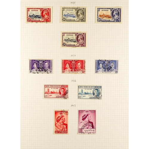 1169 - ST VINCENT 1902 - 1948 FINE USED COLLECTION near- complete, note includes 1902 set, 1904-11 set (no ... 