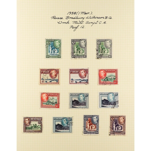 1169 - ST VINCENT 1902 - 1948 FINE USED COLLECTION near- complete, note includes 1902 set, 1904-11 set (no ... 