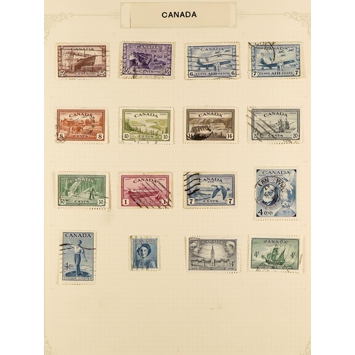 117 - COMMONWEALTH mint & used collection in album of British America, Atlantic & Caribbean Islands, incl ... 