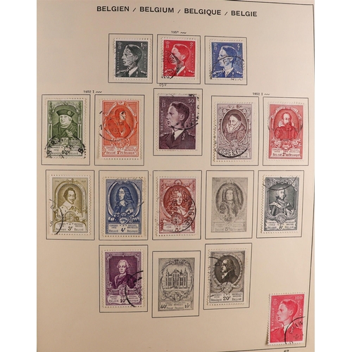 121 - EUROPE COLLECTION IN SCHAUBEK ALBUM 19th Century to 1950's mint & used, includes Albania 1938 Weddin... 